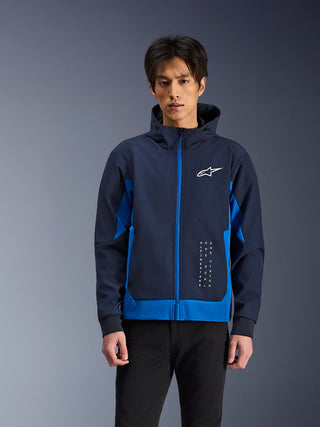 Alpinestars Radium Tech Hoodie - Night Navy / Royal Blue