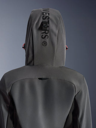 Alpinestars Women's Radium Tech Hoodie - Deep Gray / Black