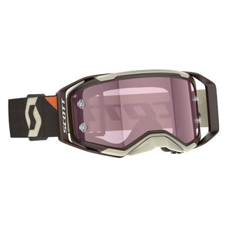 Scott Prospect 2.0 AMP Motorcycle Goggle - Brown/Beige/ Rose Lens