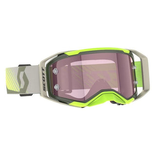 Scott Prospect 2.0 AMP Motorcycle Goggle - Khaki/Yellow/ Rose Lens