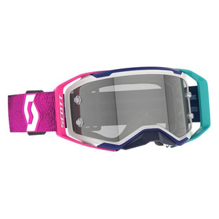 Scott Prospect 2.0 Motorcycle Goggle - Blue/Pink Light Sensitive /Grey Lens