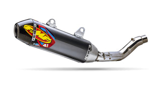 FMF Factory 4.1 RCT Aluminum Slip-On Exhaust Muffler with Carbon End Cap Triumph TF 450-RC