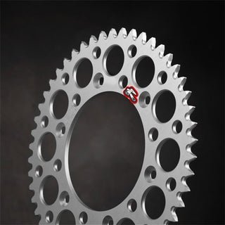 Renthal 441U42848G MX Ultralight Grooved Rear Sprocket 48T 428 Pitch - Silver