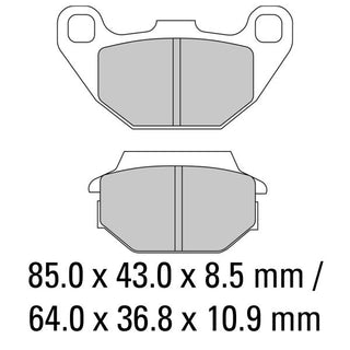 Ferodo Brake Disc Pad Set FDB2096EF