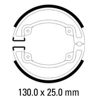 Ferodo 02-0958-50 ECO Brake Shoe Set FSB958EF