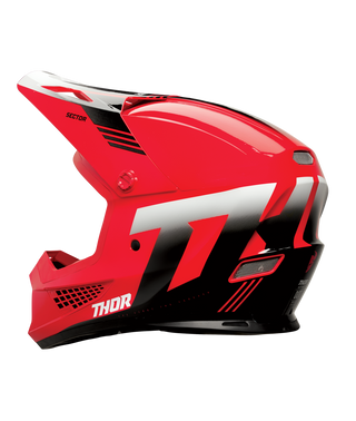 Thor Sector 2 Carve Helmet - Red/White