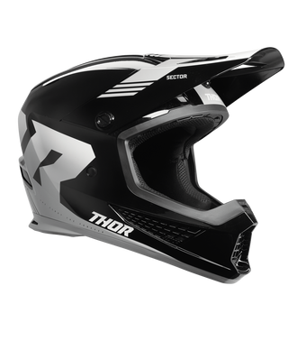 Thor Sector 2 Carve Helmet - Black/White