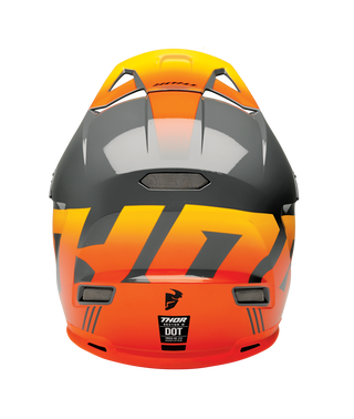 Thor Sector 2 Carve Helmet - Charcoal/Orange