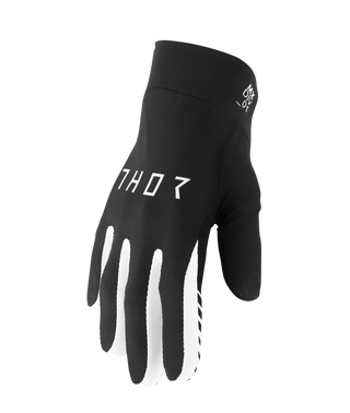 Thor Agile Solid Gloves - Black/White