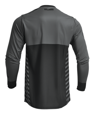 Thor Differ Slice Jersey - Charcoal/Black