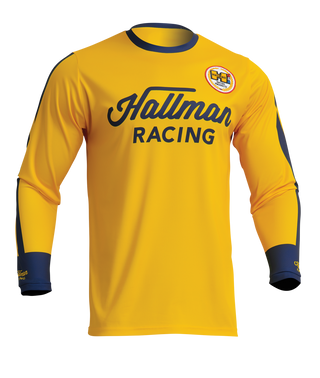 Thor Differ Roost Jersey - Lemon/Navy