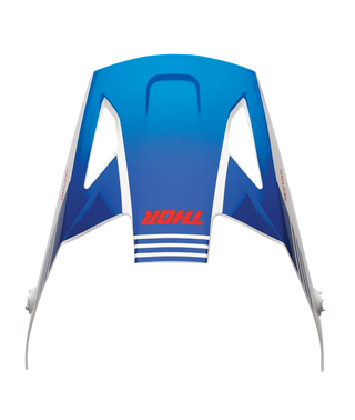 Thor Sector 2 Carve Visor Kit - White/Blue