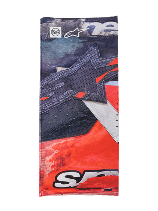Alpinestars Buff Ignite One Size Neck Tube – Black / Bright Red