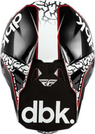 Fly Racing Formula CP DBK Helmet - Black/White/Red