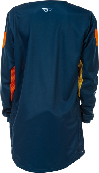 Fly Racing 2026 Youth Kinetic MX Jersey - Navy/Orange