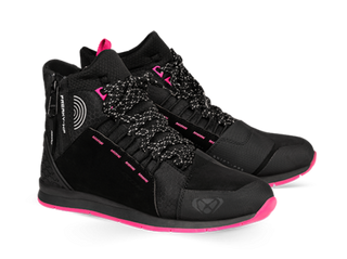 Ixon Freaky WP Women's Motorcycle Boots - Black/Fuchsia