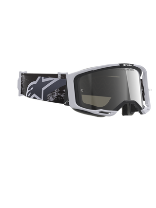 Alpinestars Vision 8 Lahnd Goggles - Iron/Camo/Mirror Silver Lens