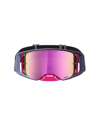 Alpinestars 2027 Supertech Hiten Goggle - Purple Red - Mirror Pink Lens