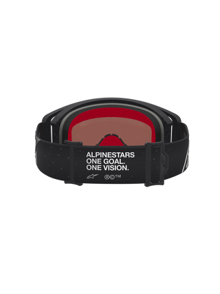 Alpinestars 2027 Supertech Vesta Goggle - Black Matte Silver - Mirror Silver Lens