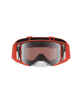 Alpinestars 2027 Supertech Vesta Goggle - Orange Silver - Mirror Silver Lens