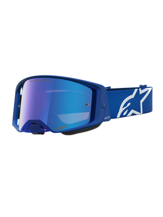 Alpinestars 2027 Supertech Vesta Goggle - Blithe Blue White - Mirror Blue Lens