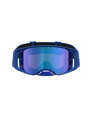 Alpinestars 2027 Supertech Vesta Goggle - Blithe Blue White - Mirror Blue Lens