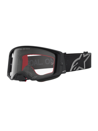 Alpinestars 2027 Supertech Vesta Goggle - Matt Black Silver - Clear Lens