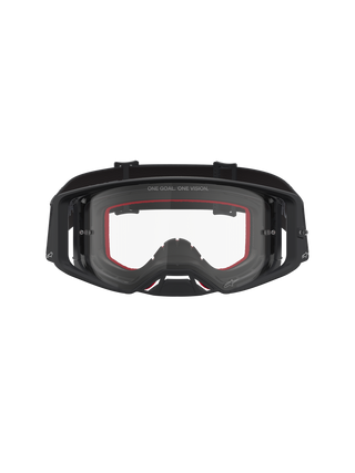 Alpinestars 2027 Supertech Vesta Goggle - Matt Black Silver - Clear Lens