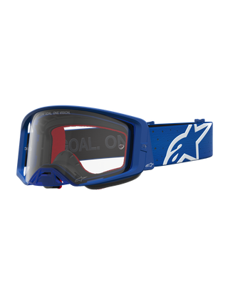 Alpinestars 2027 Supertech Vesta Goggle - Blue White - Clear Lens
