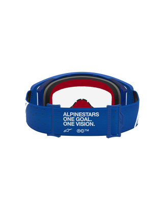 Alpinestars 2027 Supertech Vesta Goggle - Blue White - Clear Lens