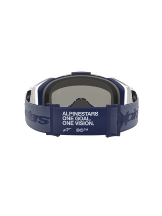 Alpinestars 2027 Vision 8 Amber Goggle - White Navy - Clear Lens