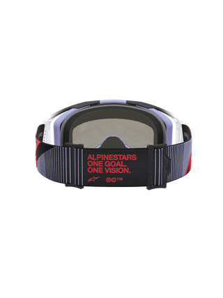 Alpinestars 2027 Vision 8 Maven Goggle - Lavender Black - Mirror Pink Lens