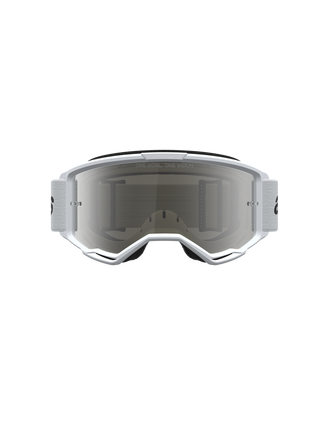 Alpinestars Vision 3 Wordmark Goggle MX27 - White Black Mirror Silver Lens