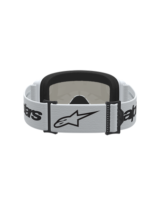Alpinestars Vision 3 Wordmark Goggle MX27 - White Black Mirror Silver Lens