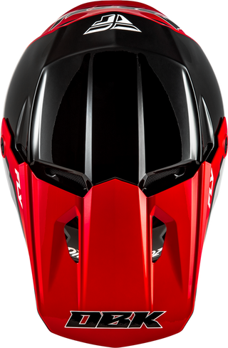 Fly Racing Kinetic SE DBK Helmet - Black/Red/Grey