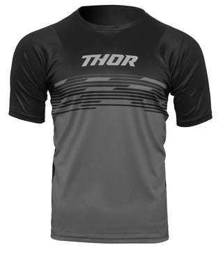 Thor Assist Shiver Jersey - Black/Grey