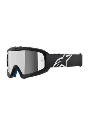 Alpinestars Vision Youth Corp Goggle Mirror Silver Lens - Black