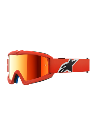 Alpinestars Vision Youth Corp Goggle Mirror Red Lens - Orange