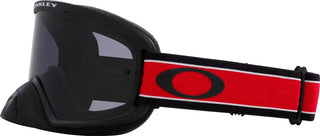 Oakley O Frame 2.0 Pro Red Stripe Goggles With Dark Grey Lens