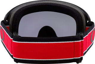 Oakley O Frame 2.0 Pro Red Stripe Goggles With Dark Grey Lens