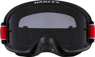 Oakley O Frame 2.0 Pro Red Stripe Goggles With Dark Grey Lens