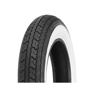 Shinko SR550 400-10 White Wall Motorcycle Tubeless Front/Rear Tyre