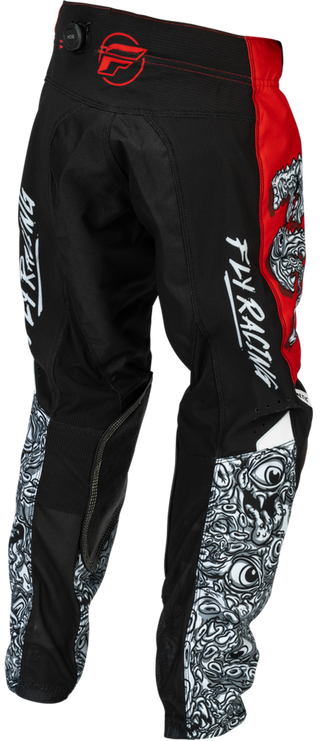 Fly Racing 2026 Kinetic MX Mutant Youth Pants - Red/White/Black