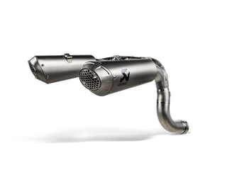 Akrapovic Slip-On Exhaust System S-D10SO8-HCHNT For Panigale/Streetfighter V2 - Titanium - MotoHeaven