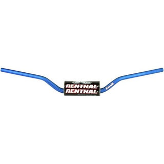 Renthal 60301BU Fatbar Handlebar Reed / Windham Bend with Bar Pad - Blue