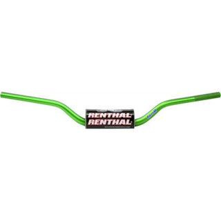 Renthal 60401GN Fatbar RC/OEM Handlebar with Bar Pad Honda/Kawasaki - Green