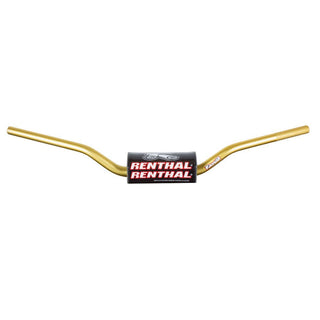 Renthal 60401GO Roczen Honda / Kawasaki Fatbar Handlebar with Bar Pad - Gold