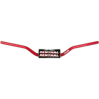 Renthal 60401RD Fatbar RC/OEM Handlebar with Bar Pad Honda/Kawasaki - Red