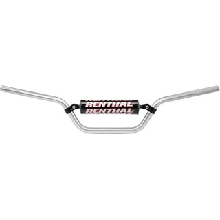 Renthal 6071S ATV 7/8" Handlebar for Yamaha YFM660 Raptor 01-05 with Bar Pad - Silver