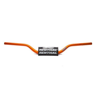 Renthal Fatbar RC High Handlebar with Bar Pad - Orange (609-01-OR)